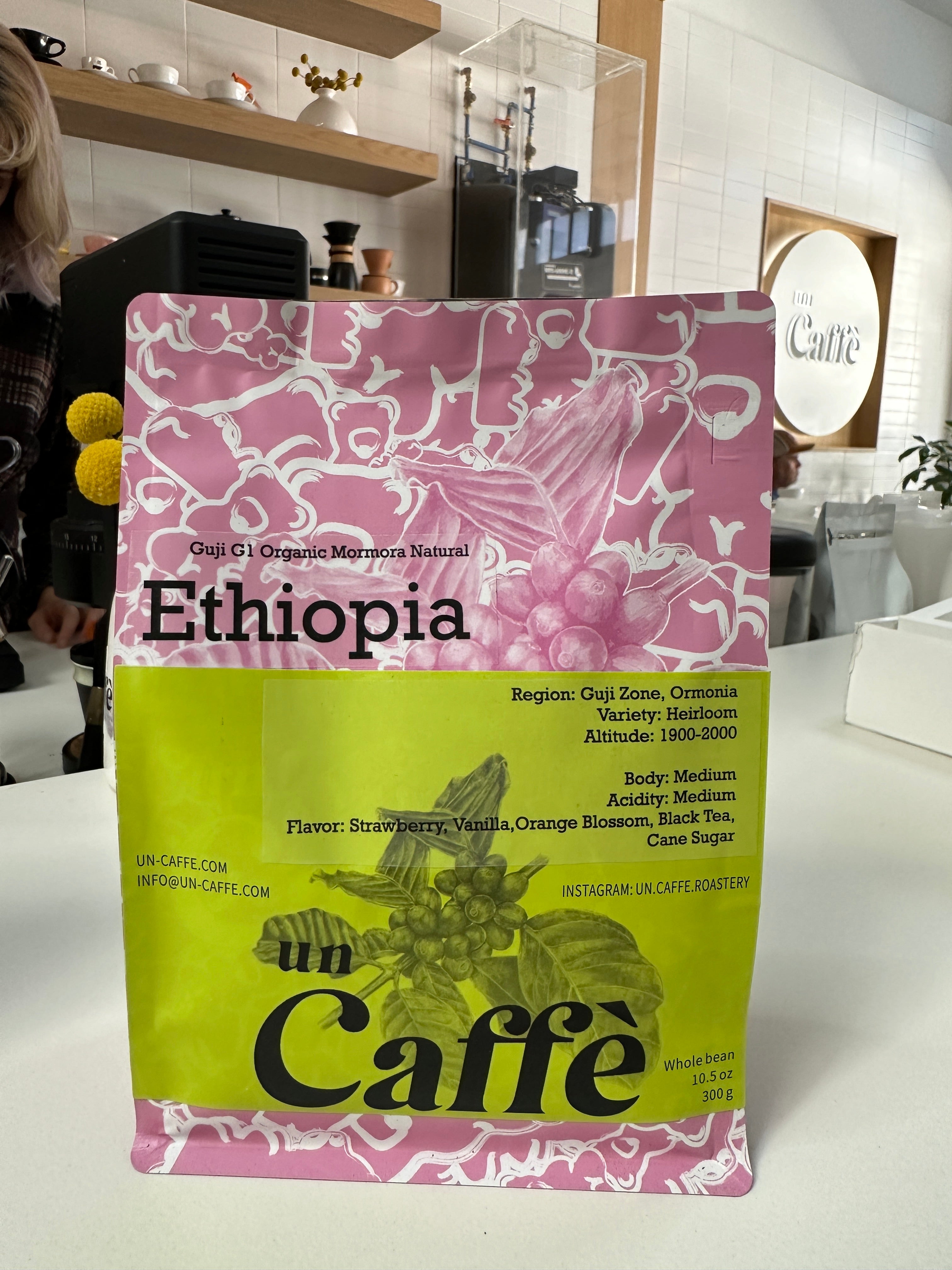 Ethiopia, Guji G1 Organic Mormora Natural - Un Caffè